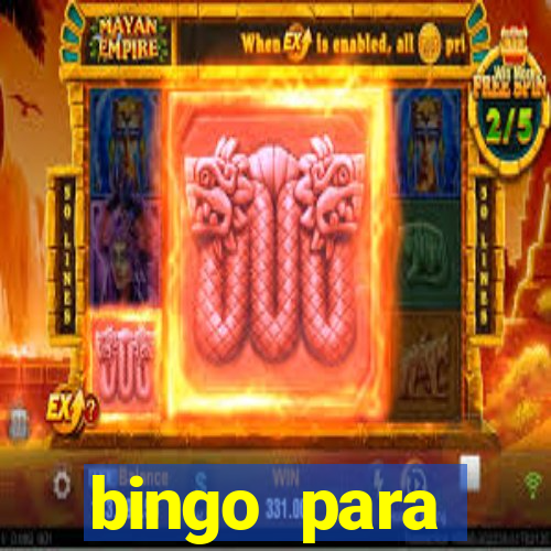 bingo para despedida de solteira para imprimir